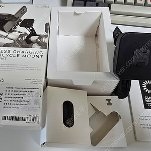 픽디자인 무선 충전 오토바이 휴대전화 거치대