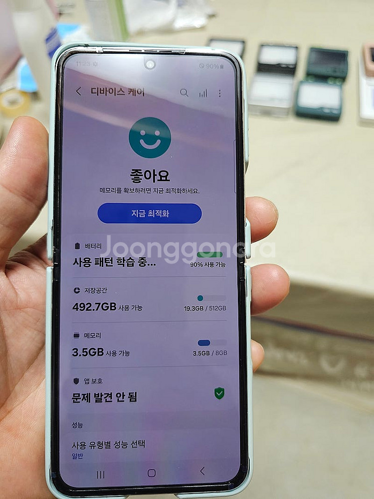 Z플립5 512메모리 민트색상 sss급 싸게팔아용--0
