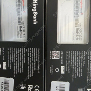 킹뱅크 DDR5 RAM 32GB 키트 (2x16GB/32GB) 6000MHz