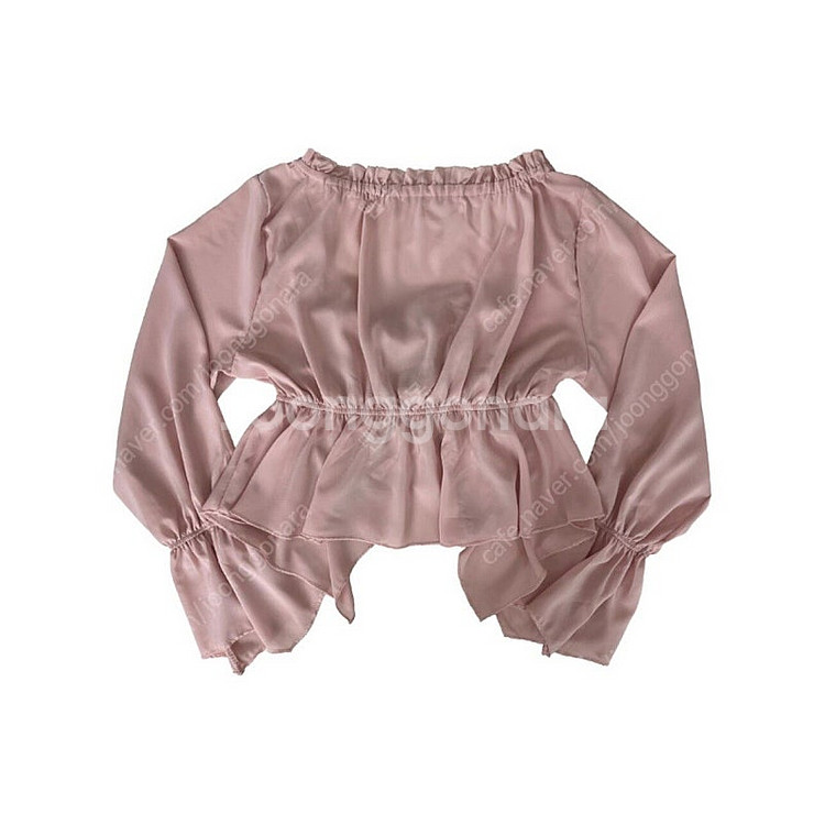 (새상품) 애즈온 아미라 블라우스 핑크--8