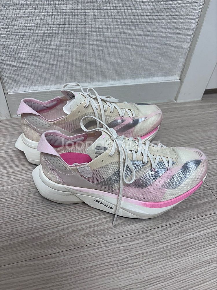 아디다스 아디제로3 벚꽃 핑크 225--0