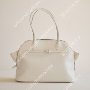 (새상품)라플라 스완백 크림 컬러 빅백 숄더백