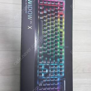 레이저 블랙위도우V4 X 기계식게이밍 키보드 미개봉