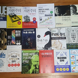 부동산, 주식, 경제 관련 책입니다.