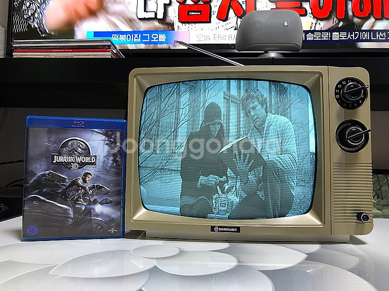 초밀봉(새상품)80년대 삼성전자 12인치 흑백티비///...--8
