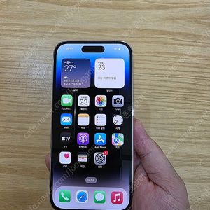 아이폰14프로실버512gb 자급제중고폰판매합니다