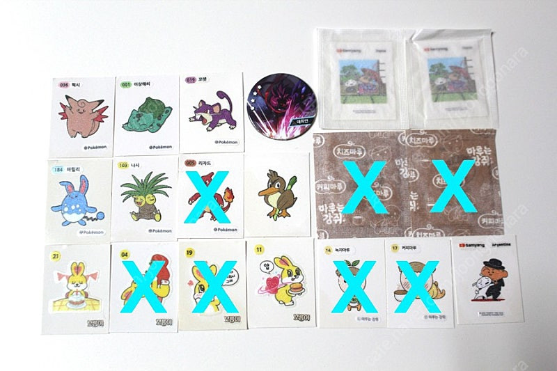 포켓몬스터띠부씰 짱구는못말려띠부씰 보름이띠부씰 보름달빵 포켓몬스티커 포켓몬스터 스티커 띠부씰 띠뿌씰 크레용신짱 토끼... 이미지