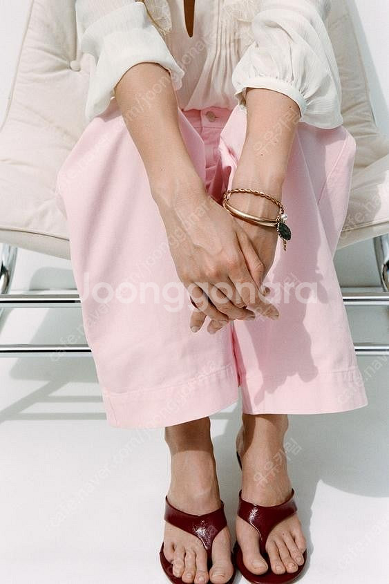 ZARA 자라 크랙 효과 힐 샌들, 자라 쪼리 힐, 자...--1