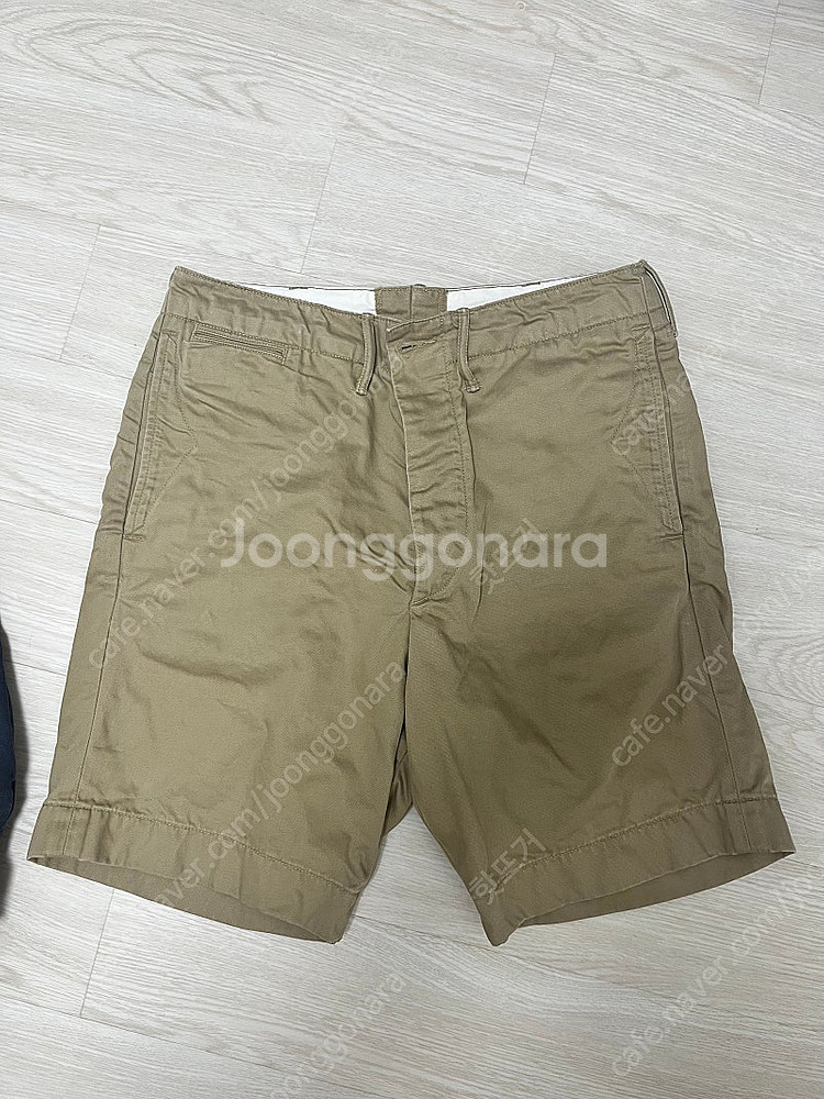 RRL 가먼트 다이 치노 쇼트 30--0