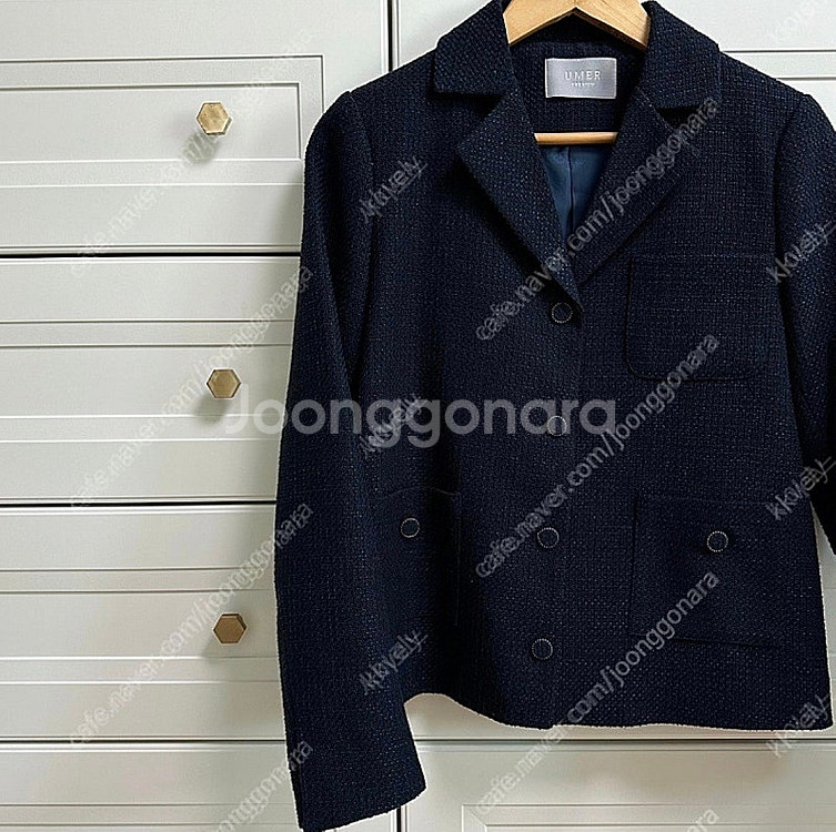 유메르 프리미엄 트위드 자켓--0