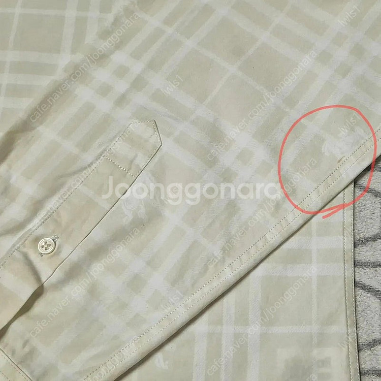 버버리 정품 셔츠 판매합니다--6
