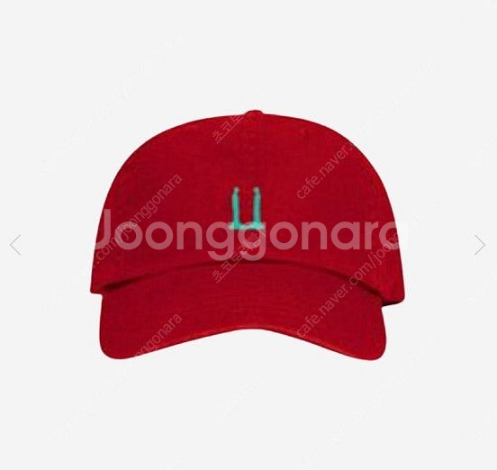 지디 지드래곤 전시 위버멘쉬 볼캡 모자 레드--2