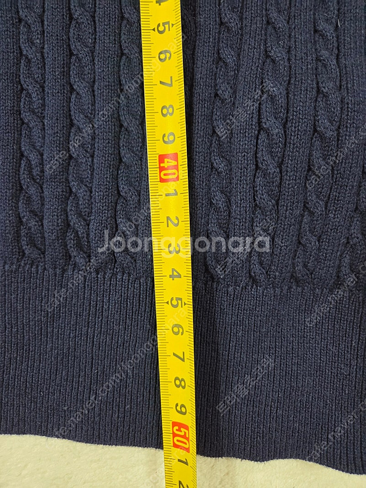 정품 폴로랄프로렌 꽈배기 케이블 가디건--9