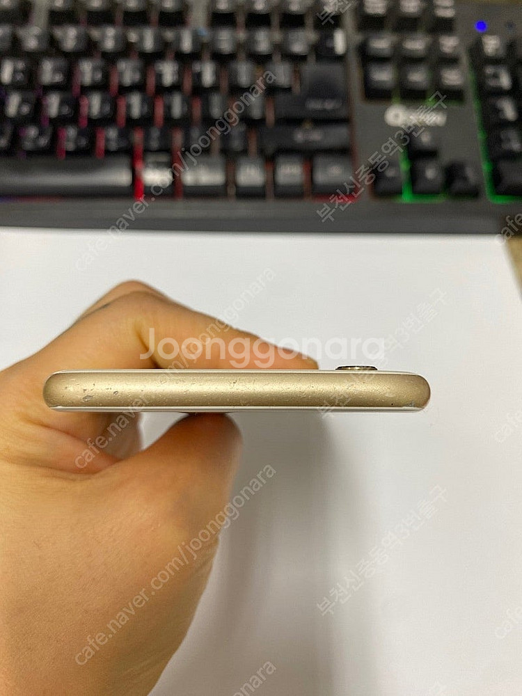 206058 아이폰6S 골드 액정SS급 64GB 배터리...--3