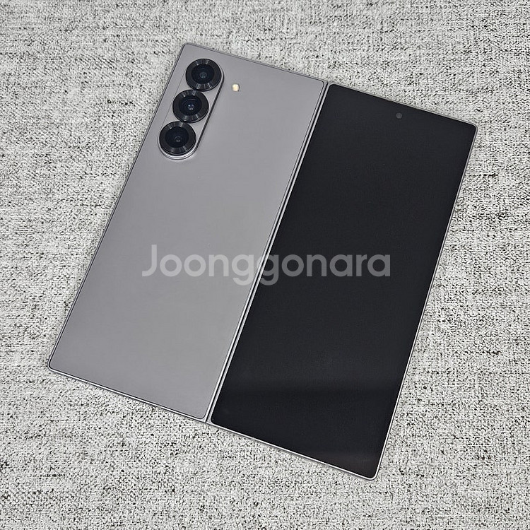 F956N 갤럭시Z폴드6 실버 256GB 무잔상/액정깨...--1