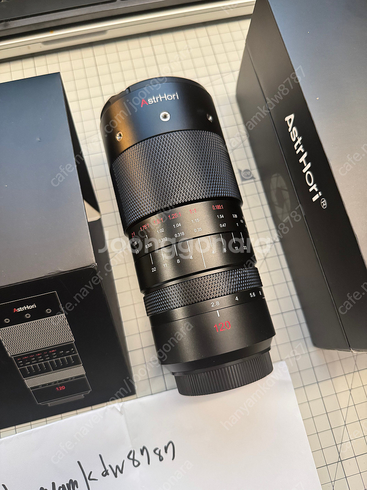 Astrhori 120mm F2.8 Macro x2 미사용 새제품 팝니다. L 마운트--2
