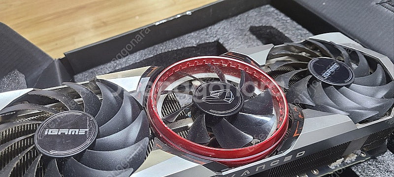 컬러플 지포스RTX 3080 그래픽카드+팬쿨러--2
