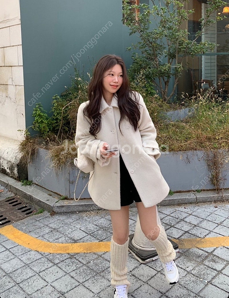 온트 알파카 하프코트--0