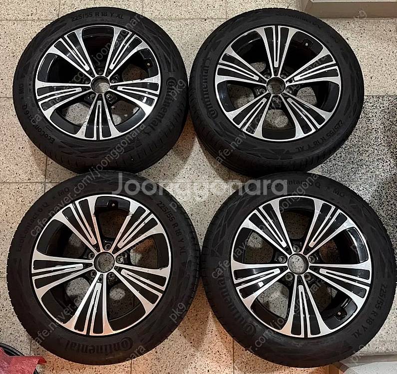 벤츠e클래스 w214순정휠 18인치+ 타이어--0