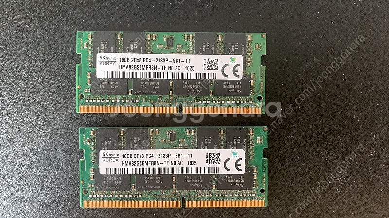 노트북 메모리 16gb PC4-2133p--0