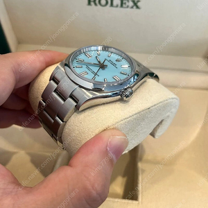 롤렉스 오이스터 퍼페츄얼(오피 op 36mm) 터콰이즈 126000 신형