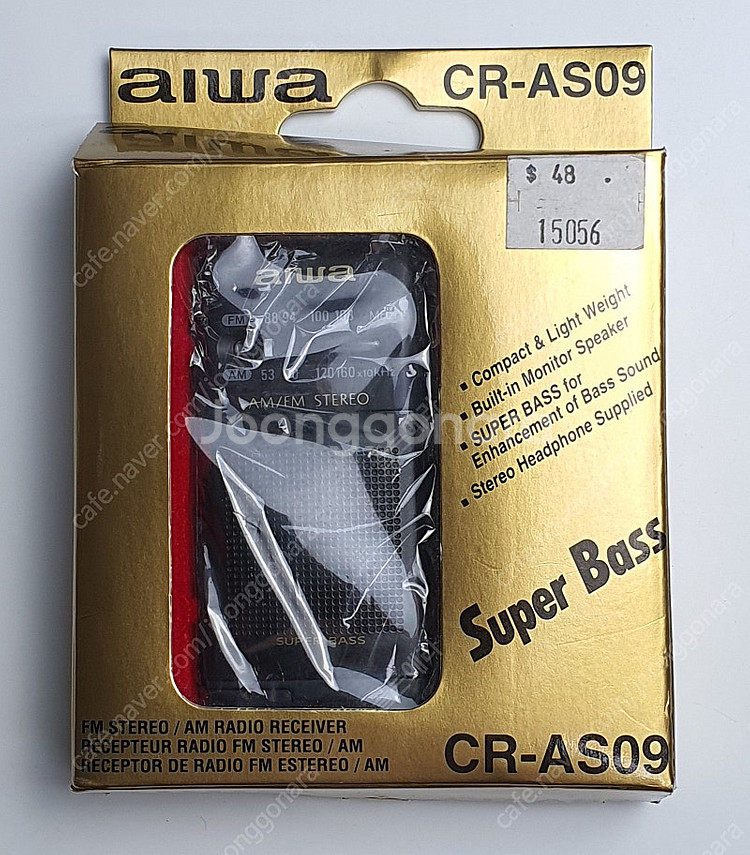 아이와 AIWA CR-AS09 AM/FM 라디오 (19...--0