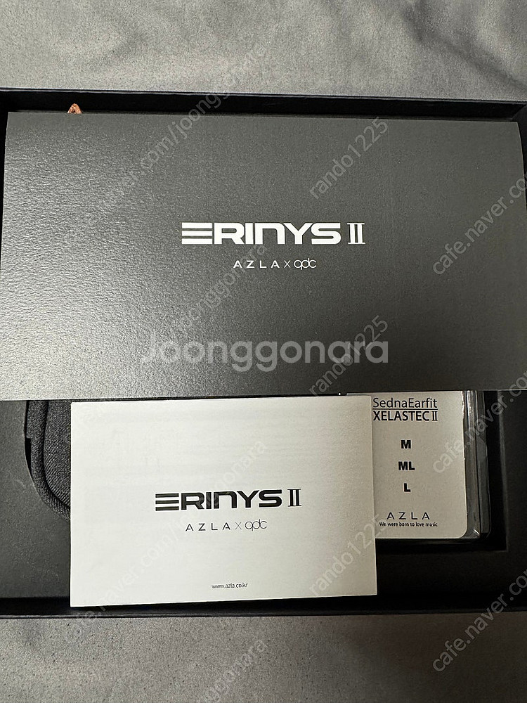 아즈라 애리니스2 하이엔드 인이어 이어폰 한정판--2