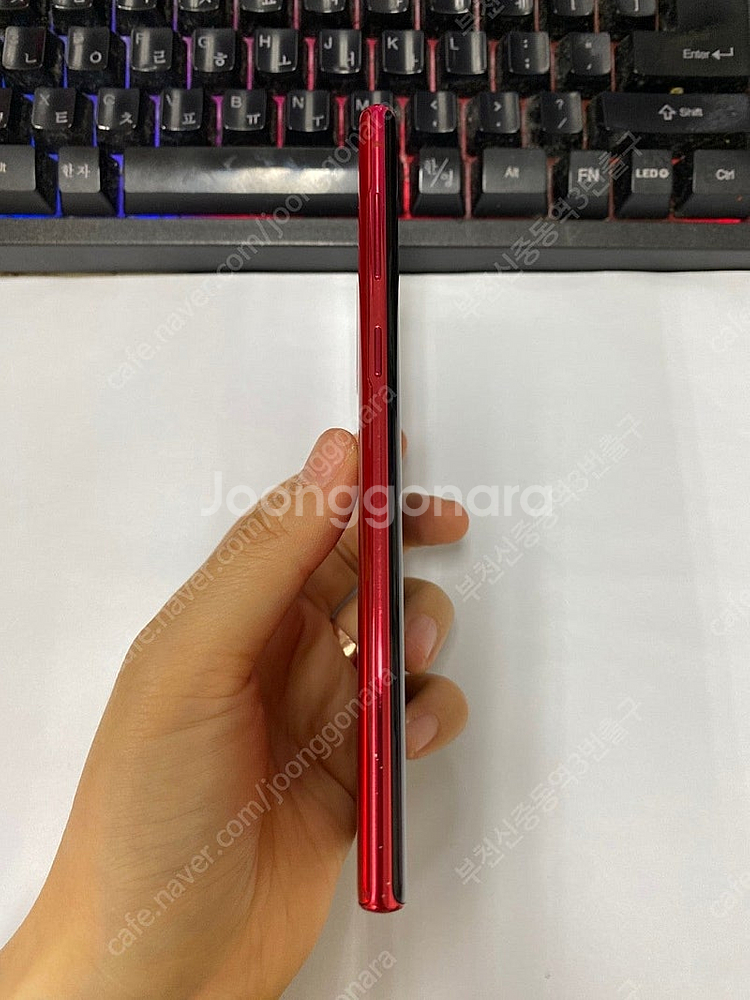 206049 SK 갤럭시노트10 레드 AA급 256GB...--5