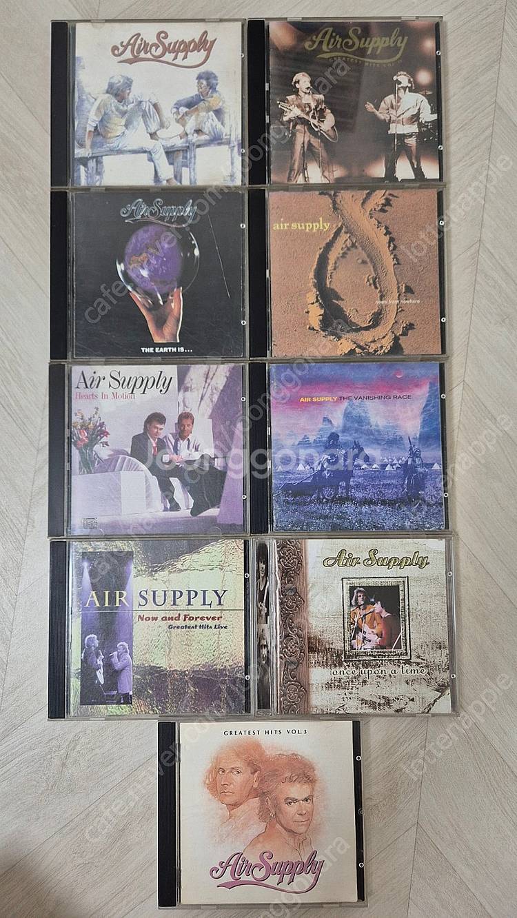 Air Supply CD앨범 9장--0