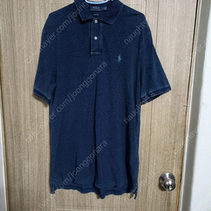 폴로 반팔 카라티 인디고 블루 클래식 M(100-105)