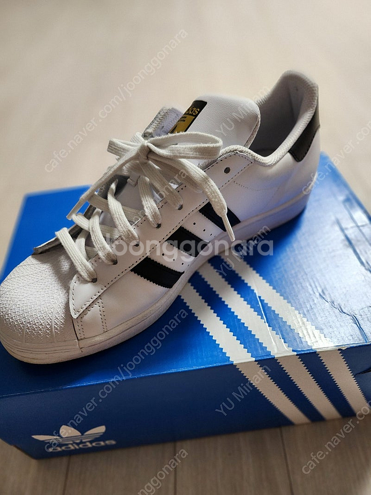 아디다스 슈퍼스타 판매합니다. (280)<실착 2회>--5