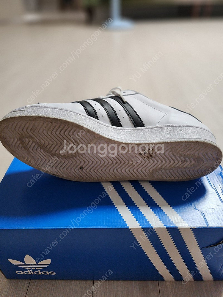 아디다스 슈퍼스타 판매합니다. (280)<실착 2회>--6