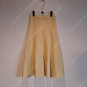 더 캐시미어 크로셰 니트 스커트 55~66(새싱품)