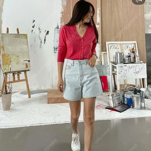 유어클로젯 연청 데님쇼츠 M