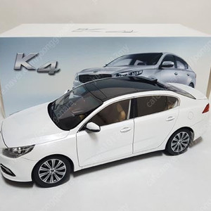 1:18 파우디모델 Paudi model/ 기아 K4 세단 화이트/ 다이캐스트 모형자동차 판매합니다