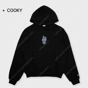 새상품-KREAM BT21 X FRAGMENT 후드티 L
