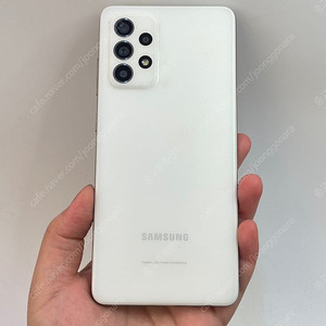 99261(울산중고폰) 갤럭시A52S 화이트 128GB 판매합니다 12만원 텔레그램OK