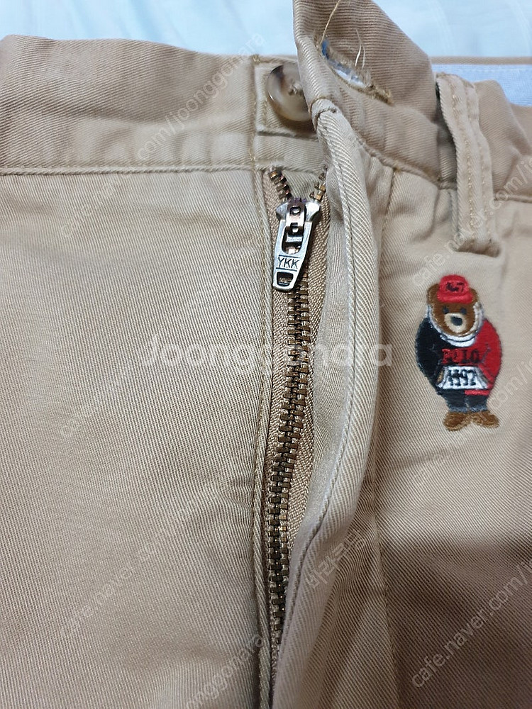 폴로랄프로렌 베어자수 치노반바지 33--4