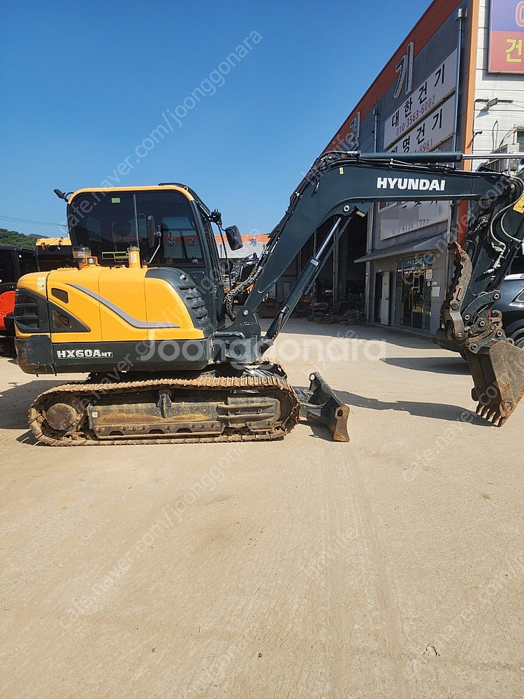 중고굴삭기 현대 HX60AMT 2021년식 저가동,코끼...--1