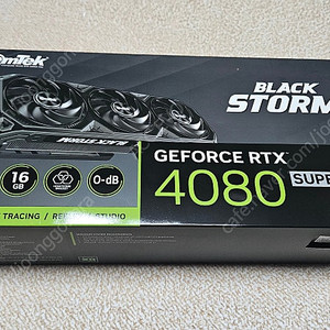 이엠텍 지포스 RTX 4080 SUPER BLACK STORM D6X 16GB 팝니다