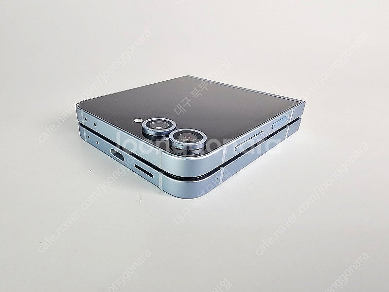 갤럭시 Z플립6 256GB 새상품급 블루 공기계 중고폰...--5