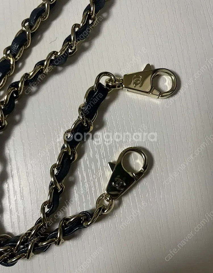 (미사용) 샤넬 코코핸들(코핸) 스몰 다크네이비--2