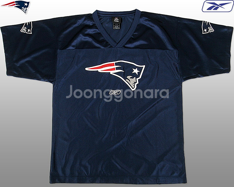 NFL New England Patriots 풋볼져지 M(100) 정품Reebok Made in Korea (무료배...--0