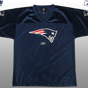 NFL New England Patriots 풋볼져지 M(100) 정품Reebok Made in Korea (무료배송)/희귀소장품