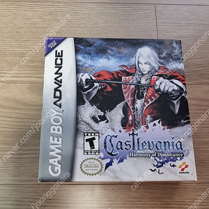 GBA 북미판 소장용 캐슬베니아 악마성 백야의 협주곡