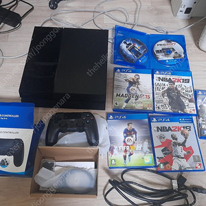 대구 - 플스4/PS4게임기세트 (게임타이틀7개, 클론 듀얼스틱새제품1개) 직거래15만