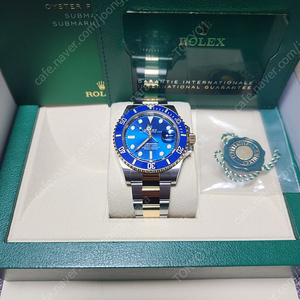 롤렉스 서브마리너 청콤 판매합니다.