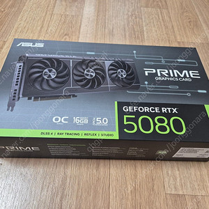아수스 PRIME RTX5080 미개봉 판매합니다.