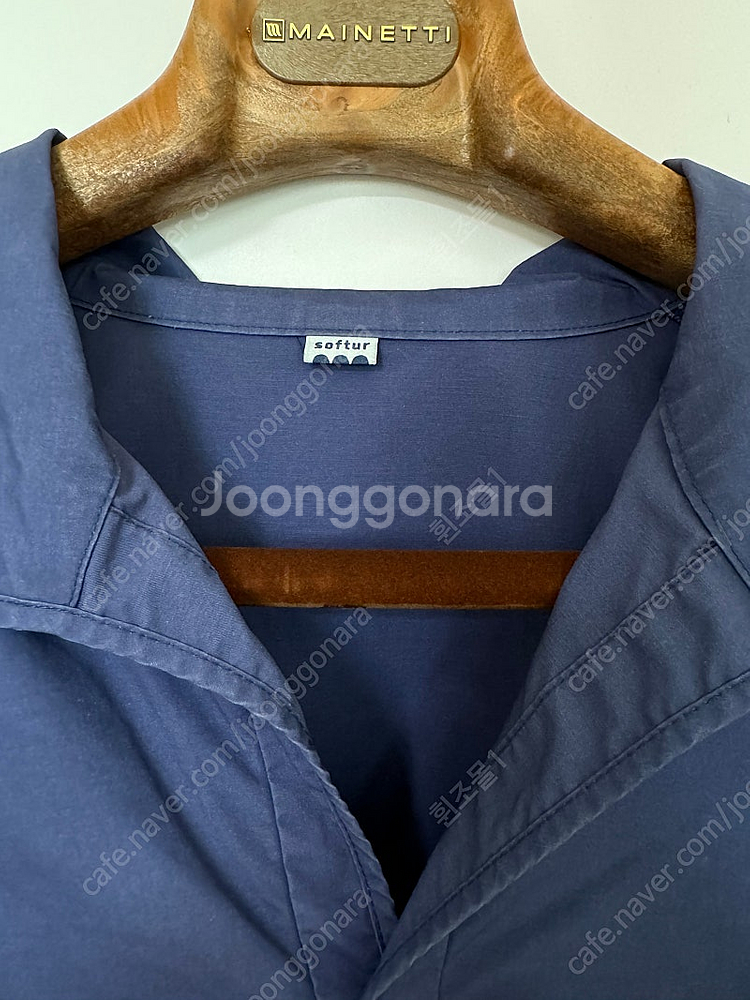 Softur 소프터 풀오버 셔츠 프렌치 블루 L--5