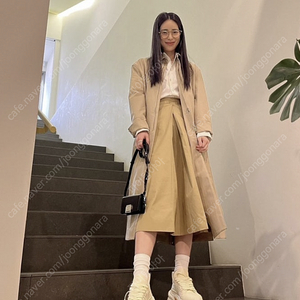 [새상품] 임지연 착용 정품 우영미 베이지 코트